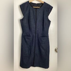 J. Crew Navy Sleeveless Mini Dress 10